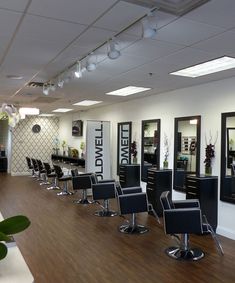 the salon is clean and ready for customers to use