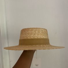 Lack Of Color Boater Straw Hat, Brand New With Box And Tag!! Never Been Worn Cute For Summer With Summer Dress Or Vacation Classic Tan Beach Hat, Lack Of Color Straw Hat, Brown Vintage Straw Hat, Eco-friendly Woven Straw Hat In Natural Color, Brown Beach Hat, One Size, Accessories Branding, Straw Hat, Hat Sizes, Hat Fashion