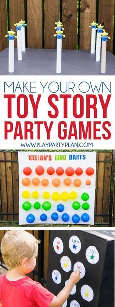 an easy to make toy story party game for kids