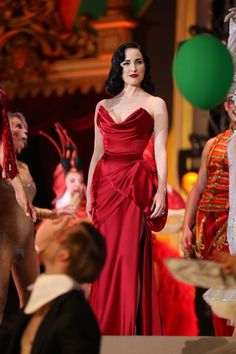 Dita Von Teese Wedding Dress, Dita Von Tease Outfits, Vienna Ball Gown, Dita Von Teese Outfits, Dita Von Teese Dress, Charity Event Dress, Charity Event Outfit, Dita Von Teese Wedding, Dita Von Teese Show