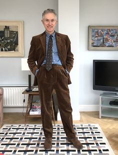 Corduroy Suit Mens, Masc Style, Modern Menswear, David Evans, Old Man Fashion, Tweed Trousers, Custom Made Suits, Dress Well