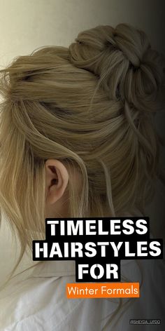 Winter formal hairstyles Hairstyles For Winter, Timeless Hairstyles, Winter Formal, Soft Waves, Soft Curls