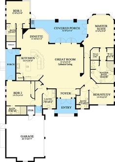 the first floor plan for this house