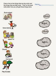 a worksheet for kids to learn how to read and write the words on rocks