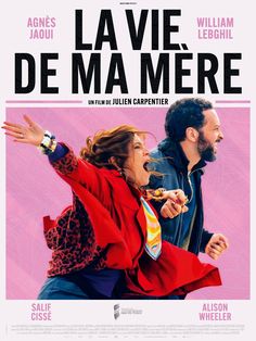 the movie poster for la vie de ma mere with two people in red jackets