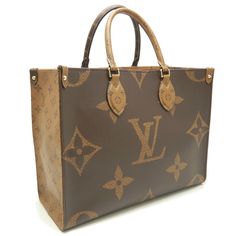 Louis Vuitton Monogram Reverse Onthego Mm Tote Bag Brown W35cmxh27cmxd14cm Rectangular Monogram Canvas Luxury Bag, Designer Shopping Bags In Signature Coated Canvas, Everyday Luxury Monogram Canvas Bag With Branded Hardware, Modern Everyday Luxury Bag In Monogram Canvas, Monogram Canvas Shopping Bag With Branded Hardware, Monogram Print Coated Canvas Shopping Bag, Modern Monogram Canvas Bag For Everyday Luxury, Rectangular Signature Coated Canvas Bag For Shopping, Daily Use Monogram Tote Bag