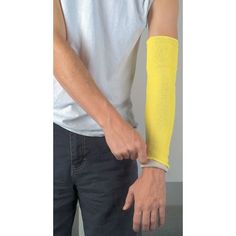 Cut-Resistant Sleeves, ANSI/ISEA Cut Level A3, Sleeve Style Sleeve, Color Yellow, Standards ANSI/ISEA 105 Safety Gloves, Protective Clothing, Shopping List, Sleeve Styles, Yellow, Free Shipping, Clothes, Color