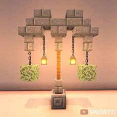 Mc Houses, Minecraft Lamp, Minecraft Creative, Minecraft Cottagecore, Cottagecore Ideas, Construction Minecraft, Case Minecraft, Minecraft Decoration, Rumah Minecraft Sederhana