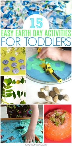 earth day activities for toddlers that are easy and fun to do with the kids