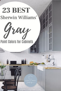 the best sherwin williams gray paint colors for cabinets