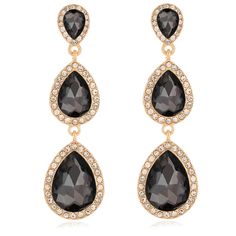 PRICES MAY VARY. Grey Teardrop Dangle Earrings: Adorned with selected rhinestone in round, teardrop shape, all golden plated, post backs for pierced ears, crafted with eco-friendly Zinc alloy, hypoallergenic and nickel-free, designed to be comfortable and easy to wear. Elegant and Exquisite. Brings you eye-catching effect all the time. Sparkly Rhinestone Dangle Earrings: Adorned with selected rhinestone in round, teardrop shape, adding a touch of sparkle to your look. All golden plated, and post Prom Costume, Crystal Chandelier Earrings, Black Dress Formal, Teardrop Dangle Earrings, Earrings Crystal, Crystal Drop Earrings, Earrings Long, Pink Rhinestones, Vintage Crystal