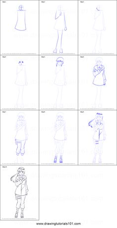 how to draw an animated character from the cartoon avatars in this step - by - step drawing lesson