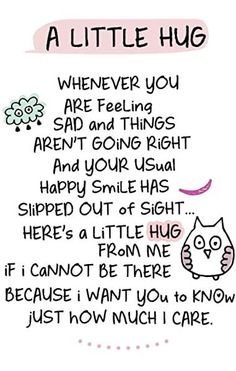 Hug Poem, Hug Card, Hugs And Kisses Quotes, Kissing Quotes, Thinking Of You Quotes, Now Quotes