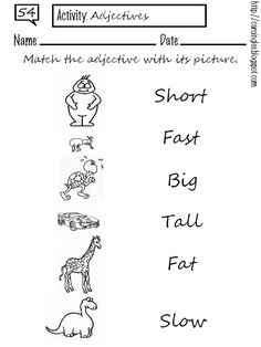 worksheet with pictures and words to help students learn how to read the word