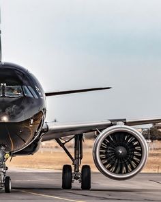 an airplane that is sitting on the runway