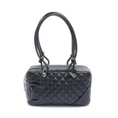 Chanel Cambon Line Bowling Shoulder Bag Black W Approx. 27.5cm H Approx. 16cm D Approx. 10cm Shoulder Length: Approx. 62cm Chanel Cambon, Shoulder Bag Black, Chanel Bags, Shoulder Length, Bowling, Chanel Bag, Patent Leather, Bags Handbags, Black Color