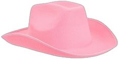 a pink cowboy hat on a white background