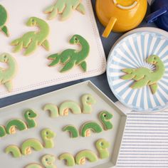 Loch Ness monsters have been spotted at #Bakerlogy 🌠 . . . #lochness #lochnessmonster #nessie #cryptid #lochnessmonstercake #inverness #seamonster #seamonsters #lakemonster #lakemonsters #babyshowercookies #lochnesslake #nessy #seacreature #cryptidsighting Monster Baby Showers, Beast Creature, Sugar Icing, Sea Monster, Loch Ness Monster, Loch Ness, Cookie Inspiration