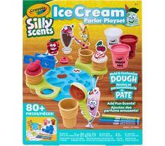 an ice cream play set in the box