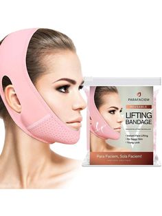 Pink  Collar  Polyamide  Cardio Training,Strength Training Equipment,Yoga,Sports Supports & Shaping,Fitness Massager,Others Fitness Equipments Embellished   Fitness & Body Building V Line Face, Neck Firming, Lifting Facial, Instant Face Lift, Slimmer Face, Facial Wrinkles, Face Lifting, V Line, Saggy Skin