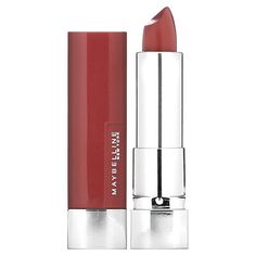 What It Is: Made For All Lipstick makeup features specially selected and obsessively tested pigments that make these universal lipstick shades looks sensational on all complexions. Universal Lipstick, Cc Beanies, Makeup Features, Maybelline Lipstick, Lipstick For Fair Skin, Maybelline Color Sensational, Blush Beauty, Color Skin, Makeup Hacks