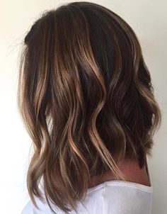 Inverted Lob, Wavy Lob Haircut, Mom Haircut, Mom Haircuts, New Hair Do, Thick Wavy Hair, Caramel Balayage, Lob Hairstyle, Mom Hairstyles