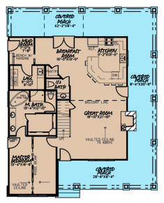 the first floor plan for a home