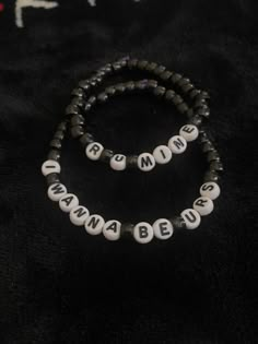 Matching Bracelets Aesthetic Beads, Arctic Monkeys Friendship Bracelet, Clay Bead Bracelet Ideas For Couples, Matching Bracelets Song Lyrics, Arctic Monkeys Bracelet Ideas, Trio Matching Bracelets, Arctic Monkeys Beaded Bracelet, Tv Girl Matching Bracelets, Matching Clay Bead Bracelets