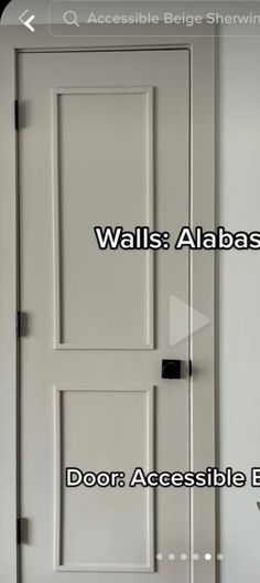 an image of a door with the words walls'albabasa above it and below it