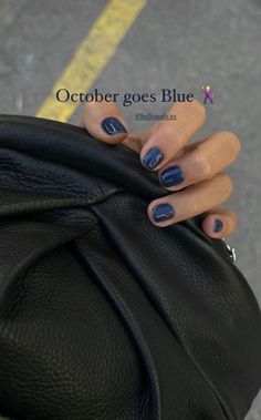 Navy Tip Nails, Autumn Nails Short Square, Navy Blue Short Nails, Navy Nails Acrylic, Navy Gel Nails, Fall Shellac Nails, Blue Shellac Nails, Fall Blue Nails, Shellac Nail Colors