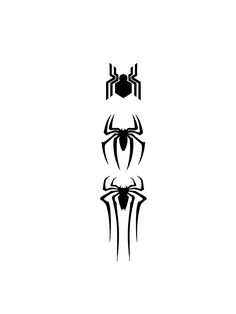 the spider logo is black and white with an intricate design on it's side