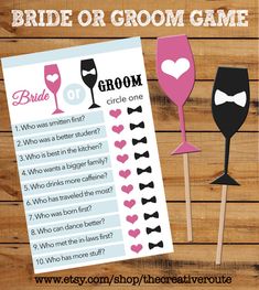 the bride or groom game is shown on an iphone screen, and it's available for