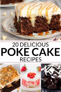 20 delicious poke cake recipes that you can make in minutes