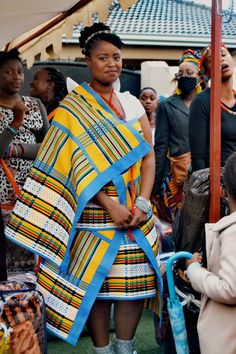 Venda Traditional Attire, Traditional Attire, Traditional Clothing, Wedding Things, Traditional Wedding, South African, Traditional Outfits, South Africa, Saree