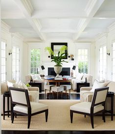 the living room is clean and ready for guests to use it as a focal point