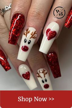 Holiday Nail Designs, Christmas Nails Acrylic, Festival Nails, Xmas Nails, Christmas Nail Designs