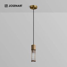 an image of a light fixture with the name josenart on it's side