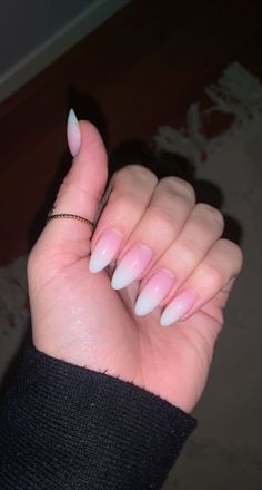 Nail Ideas Polygel, Polygel Nail Ideas, Nail Inspo White, Nails Polygel, Nails Acryl, Cute Almond Nails, Polygel Nail, Nails Natural, Polygel Nails