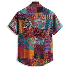 Ethnic Floral Shirt – Shirts In Style Patchwork Clothing, Floral Printing, African Men, Square Print, Trendy Shirts, Ethnic Style, Long Sleeve Shirt Dress, African Women, Fashion Summer