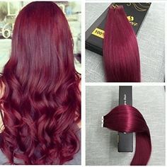 Expensive Style, Winter Hair Color Trends, Ombre Burgundy, Red Bob, Natural Hair Extensions, Burgundy Hair, Winter Hair Color, Remy Human Hair Extensions