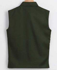 JBN Creation Boy's Dark Green Cotton Blend Twill Nehru Jacket The JBN Creation Boy's Dark Green Cotton Blend Twill Nehru Jacket blends traditional style with contemporary comfort, making it an ideal choice for various occasions. Features of JBN Creation Boy's Dark Green Cotton Blend Twill Nehru Jacket Elegant dark green color in a cotton blend twill fabric. Classic Nehru jacket design tailored specifically for boys. Crafted from high-quality cotton blend twill for durability and comfort. Designe Stand Collar Vest For Workwear In Fall, Casual Fitted Nehru Jacket For Spring, Tailored Nehru Jacket With Stand Collar For Work, Fitted Nehru Jacket With Stand Collar For Fall, Tailored Nehru Jacket With Stand Collar For Fall, Fitted Khaki Vest For Work, Tailored Fall Nehru Jacket With Stand Collar, Fitted Nehru Jacket With Button Closure For Work, Mandarin Collar Jacket