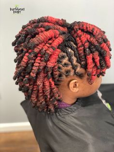 Braids With Knotted Ends, Mohawk Locs, Loc Knots, Locs Hairstyles For Women, Knot Hairstyles, Short Dreadlocks Styles, Dreads Styles For Women, Bantu Knot, Mohawk Styles