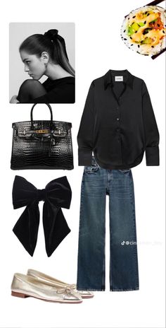 Black Trousers Spring Outfit, Spring Time Outfits, Paris Aesthetic, Elegante Casual, Fashion Hacks, Stylish Work Outfits, Chic Casual, Stockholm Fashion