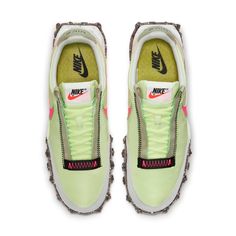 Nike Womens WMNS Waffle Racer Crater Barely Volt CT1983-700 Nike Waffle Racer, Nike Waffle, Veja Sneakers, Adidas Spezial, Dunks Nike, Adidas Campus, Nike Air Max Plus, Air Max Plus, Newest Jordans