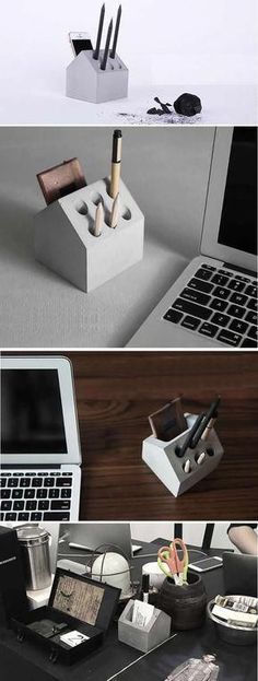 there are three different types of desk accessories