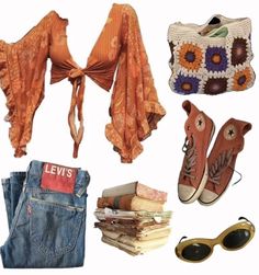 Vintage Earthy Aesthetic Outfits, Hippy Vibes Aesthetic, Actual Early 2000s Outfits, Dark Natraulism Outfits, Hippiecore Aesthetic Outfits, 70s Fashion Spring, Earth Tones Spring Outfit, 70s Earthy Aesthetic, Earthy 70s Aesthetic