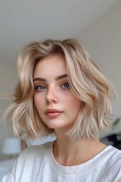 Blond Tones, Blonde Hair Transformations, Short Hair Color, Penteado Cabelo Curto, Short Blonde, Short Blonde Hair, Hair Inspo Color, Short Bob Hairstyles, Hair Transformation