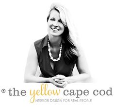 the yellow cape code logo with a woman in black shirt and white necklace smiling at the camera