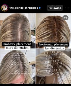 Full Highlight Placement, Highlight Patterns For Hair, Balayage Tutorial Step By Step, Hair Sectioning Techniques, Blonding Specialist, Highlight Placement, Hair Stylist Tips, Blonde Hair At Home, Roots Blonde Hair