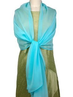 "This scarf is made of luxury sheer silk chiffon that flows and drapes beautifully The scarf is a versatile size so it can be used as a lovely, flowing neck scarf for all seasons. Large enough to wear as a wrap or as a fabulous light cover up. Silk is very versatile and keeps you warm during cold days and cool during hot days. The scarf is made by me from my collection of beautiful silk fabrics that I love to turn into scarves. The edging is narrow machine hemmed. Makes a lovely gift for someone Formal Summer Chiffon Silk Scarf, Large Silk Scarf, Silk Chiffon Fabric, Silk Chiffon Scarves, Chiffon Wrap, Silk Fabrics, Large Scarf, Light Cover, Chiffon Scarf